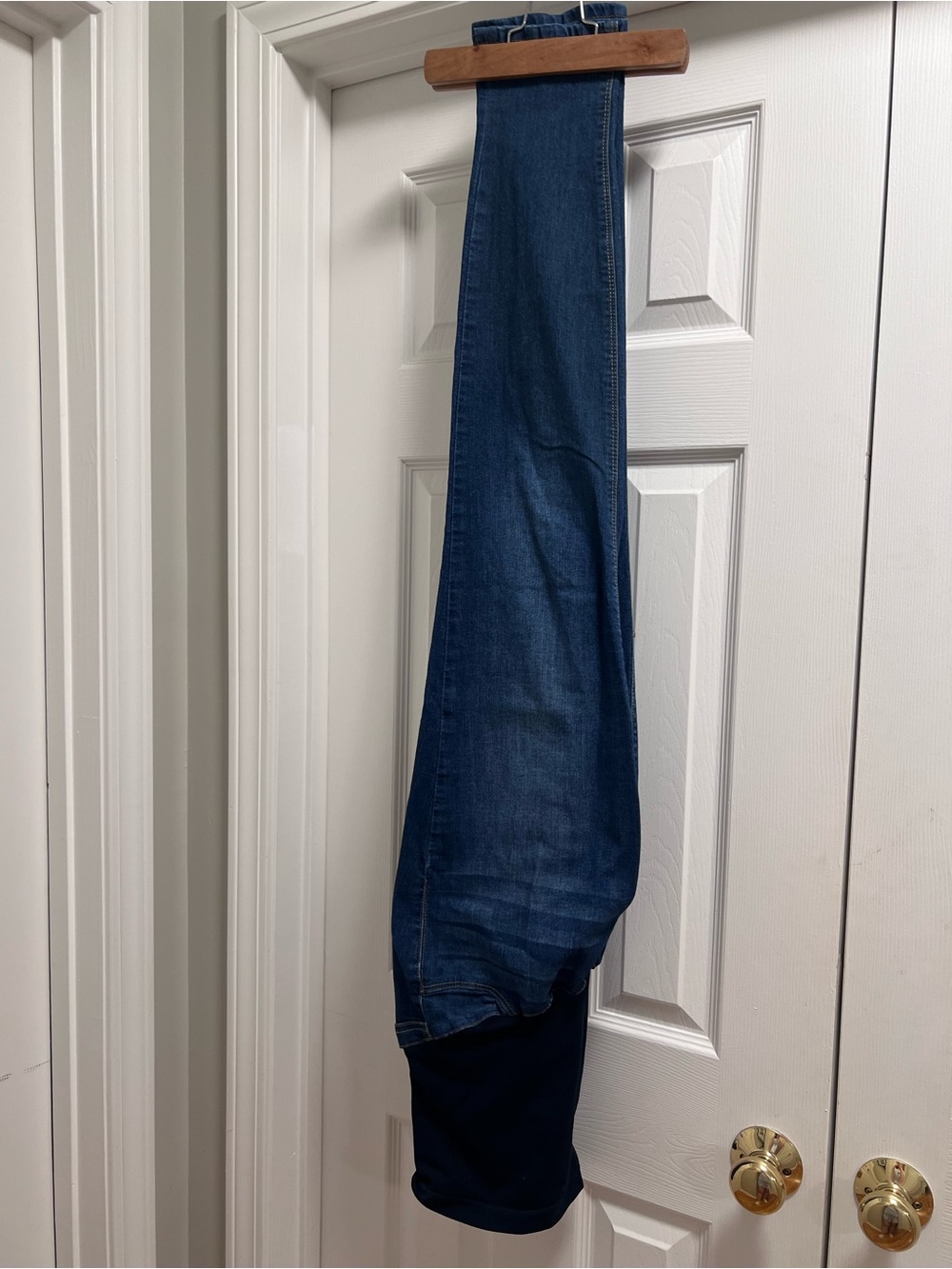Maternity 1822 Denim Women's Skinny Jeans in Dark Blue